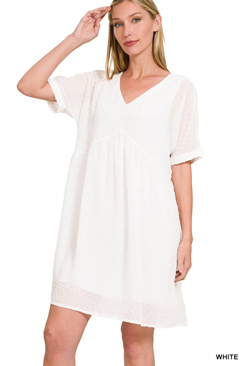 42POPS - Wholesale Dress - Women's - `.Swiss Dot Babydoll Dress Collection11