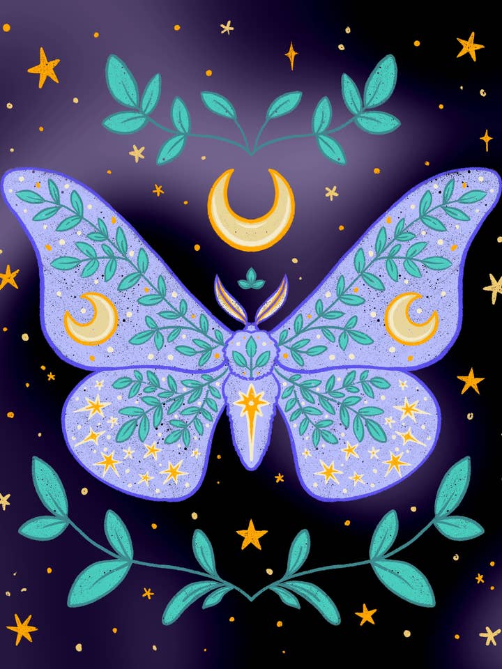 Polilla lunar para venta al por mayor de liadelyonart