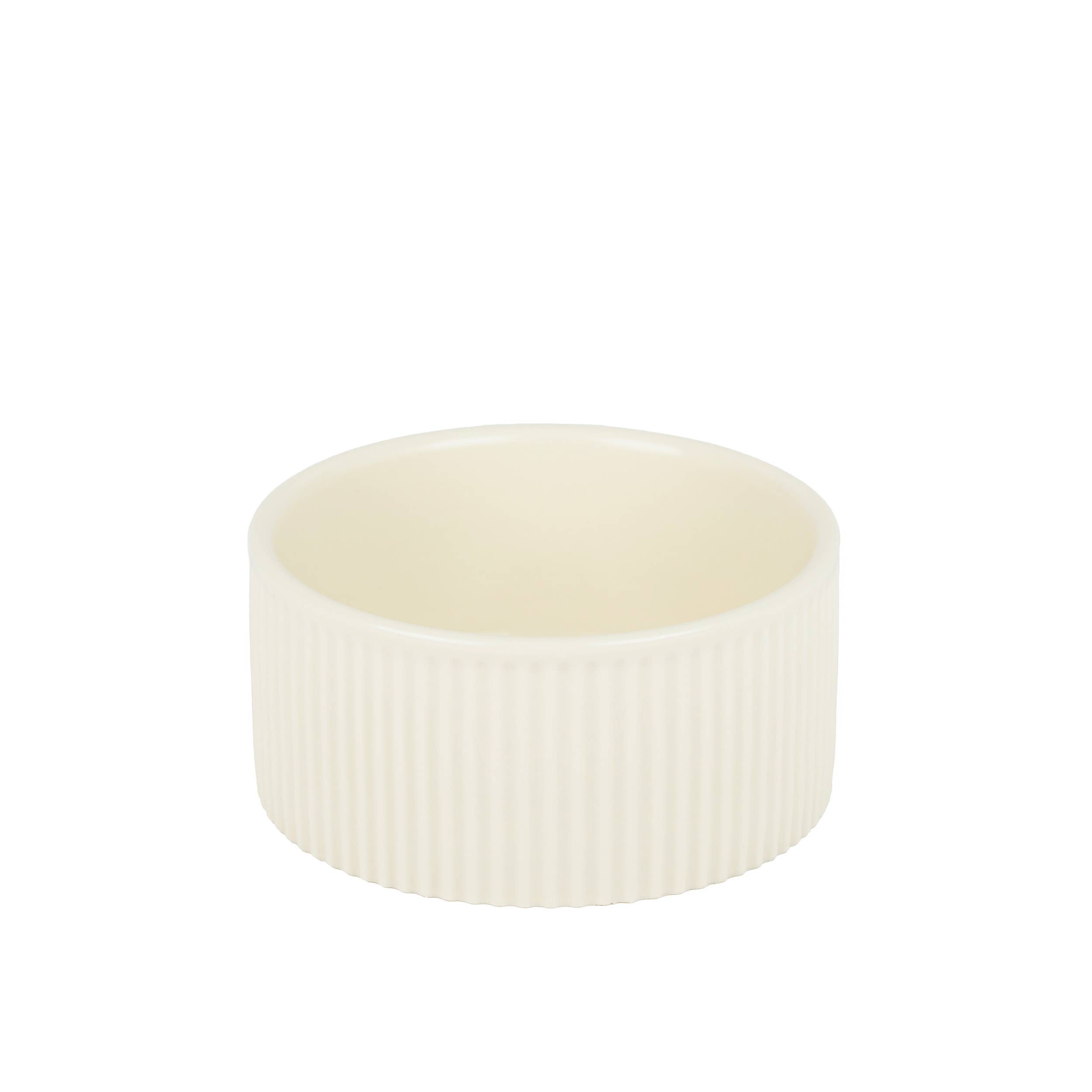 Park Life Designs - Wholesale Pet Bowl - Cat/Dog - JARDIN Ribbed Pet Bowl Collection – Modern Matte Exterior19