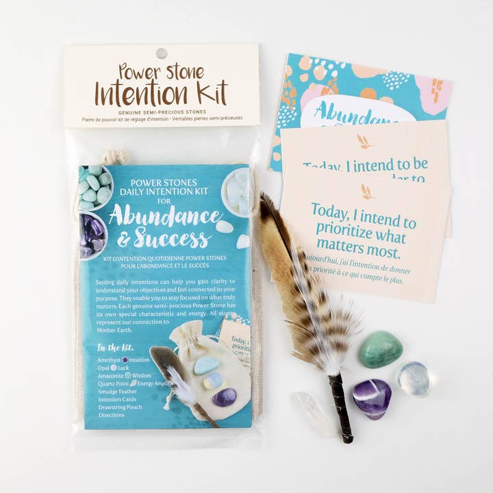 Kit Power Stone Intention per abbondanza e successo per la vendita all'ingrosso da parte di Monague Indigenous Crafts & Gifts