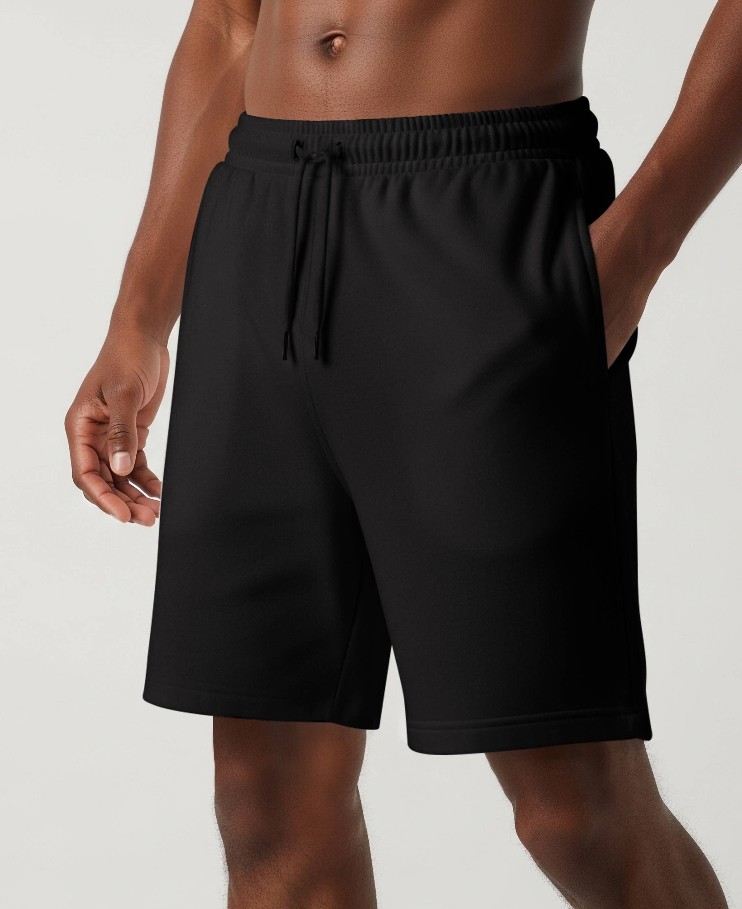 I-Wear Brands - Wholesale Athletic Shorts - Men's - Men's Cotton French Terry Drawstring Sweat Shorts4