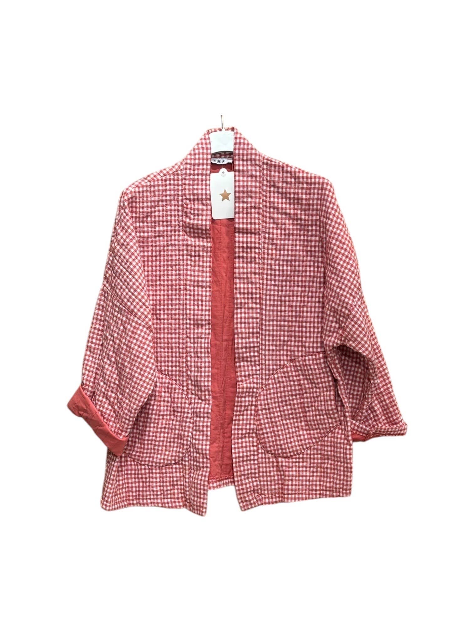 Moonsun – wholesale Jacket – Women's – Gingham jacket 52301