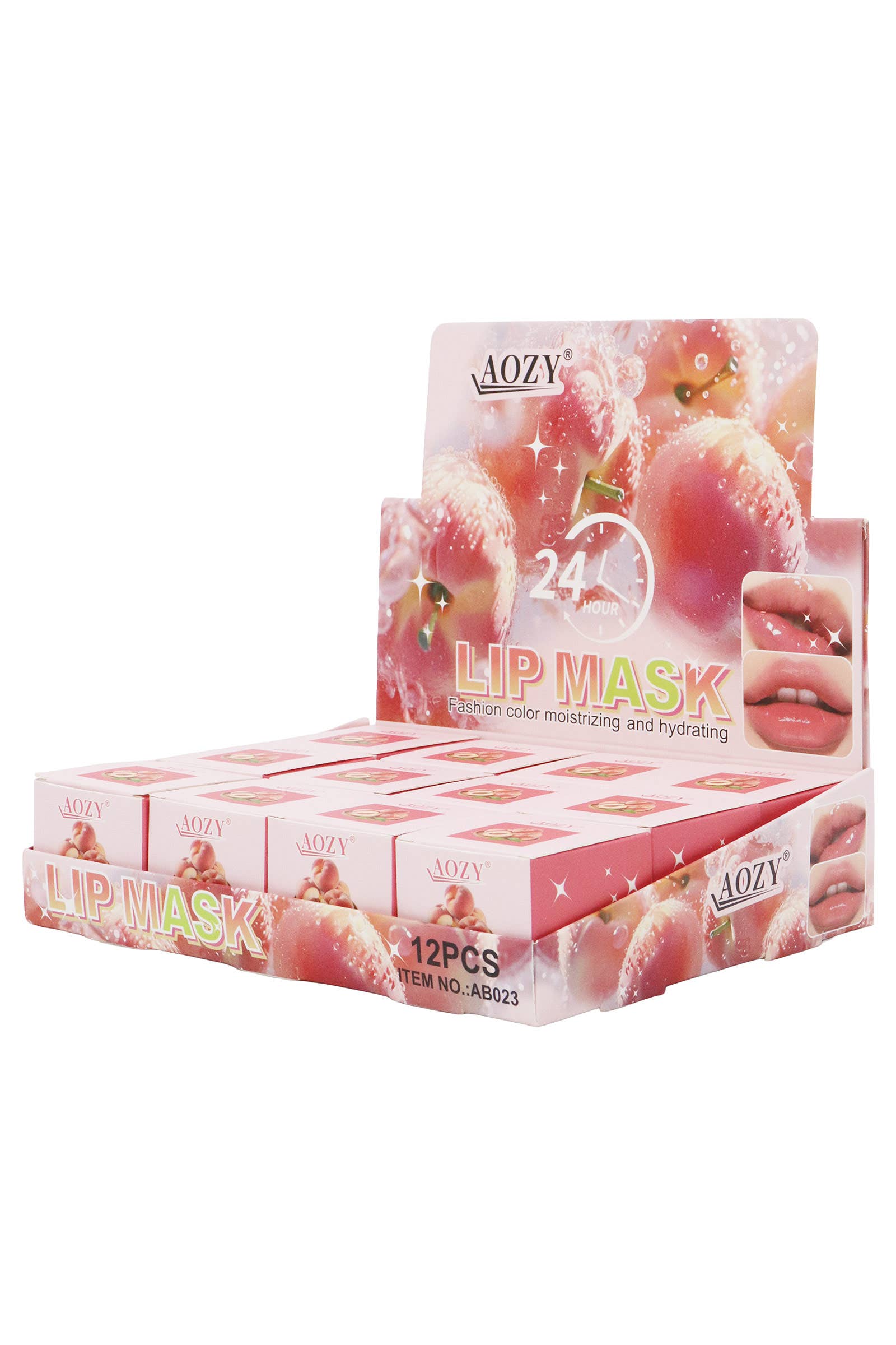 AS SHOWN Peach Honey Jam Lip Mask Balm - 12 Pcs for wholesale on Faire1