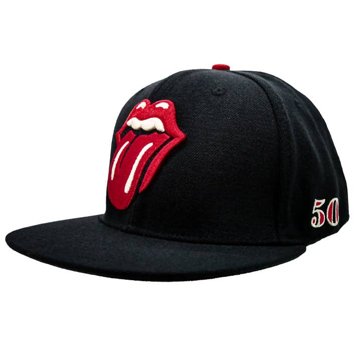 Rolling Stones 50th Logo Baseball Cap for wholesale by Rockabilia