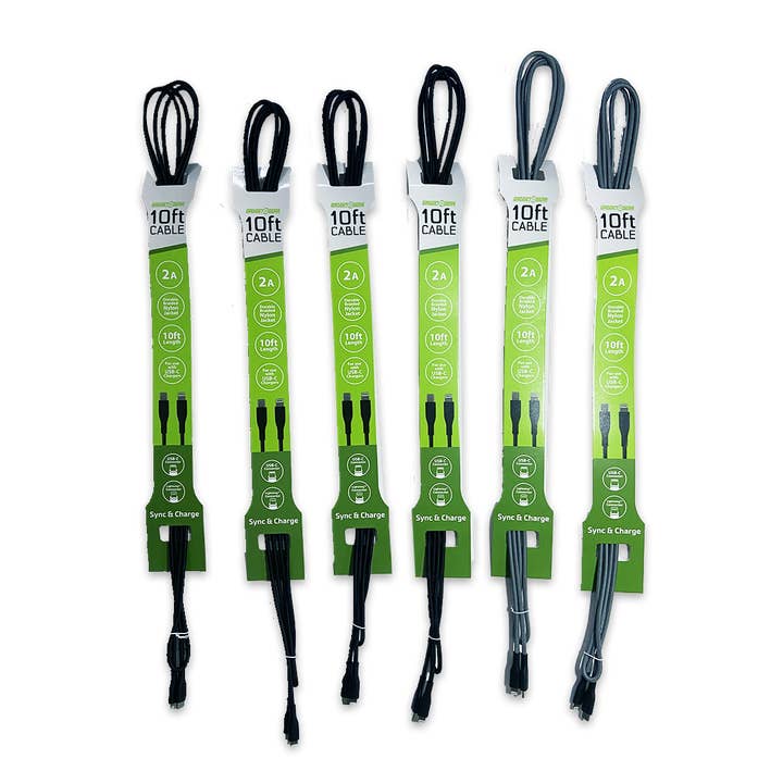 Charging Cable USB-C to Lightning 10 ft- 6/Pack for wholesale by Gadget Gear