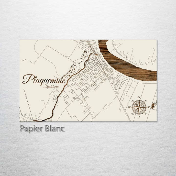 Fire and Pine Wood Maps - Wholesale Map - Louisiana: Plaquemine Street Map