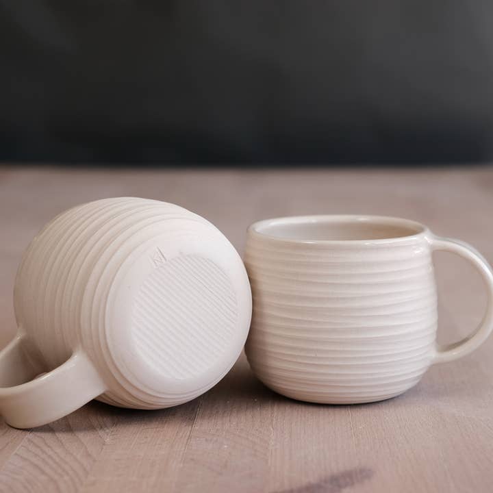 FHAR Studio - Wholesale Coffee Mug - dune - 12 fl oz mug - handmade, porcelain4