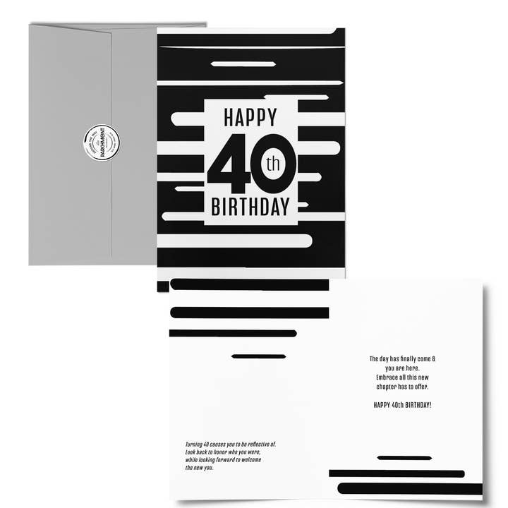 Tillykke med 40-års fødselsdag for engroshandel hos Around the Way Parchment