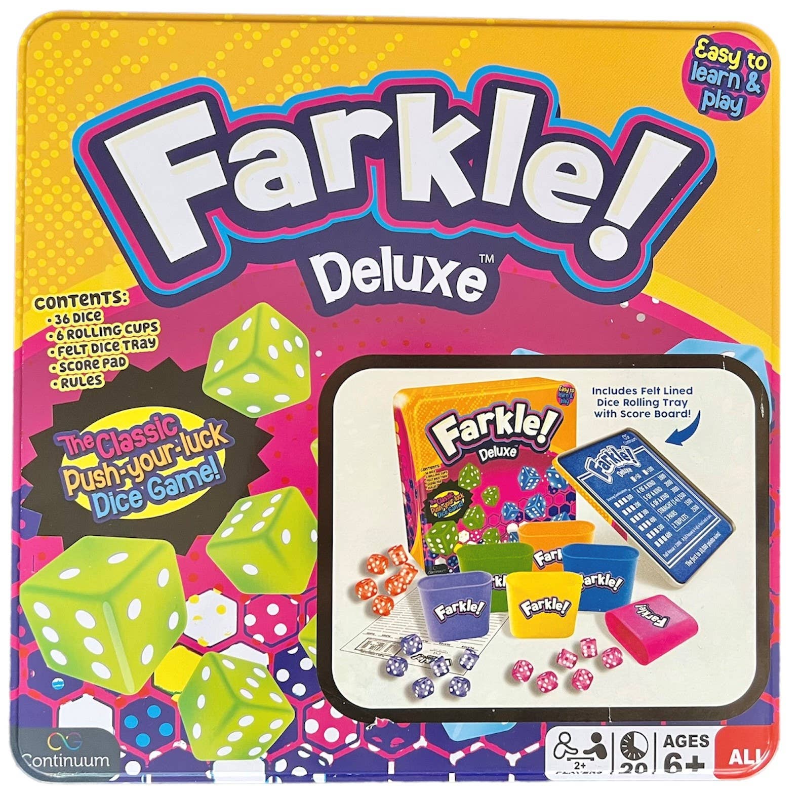 Continuum Games - Vente Jeux de société - Farkle Deluxe6