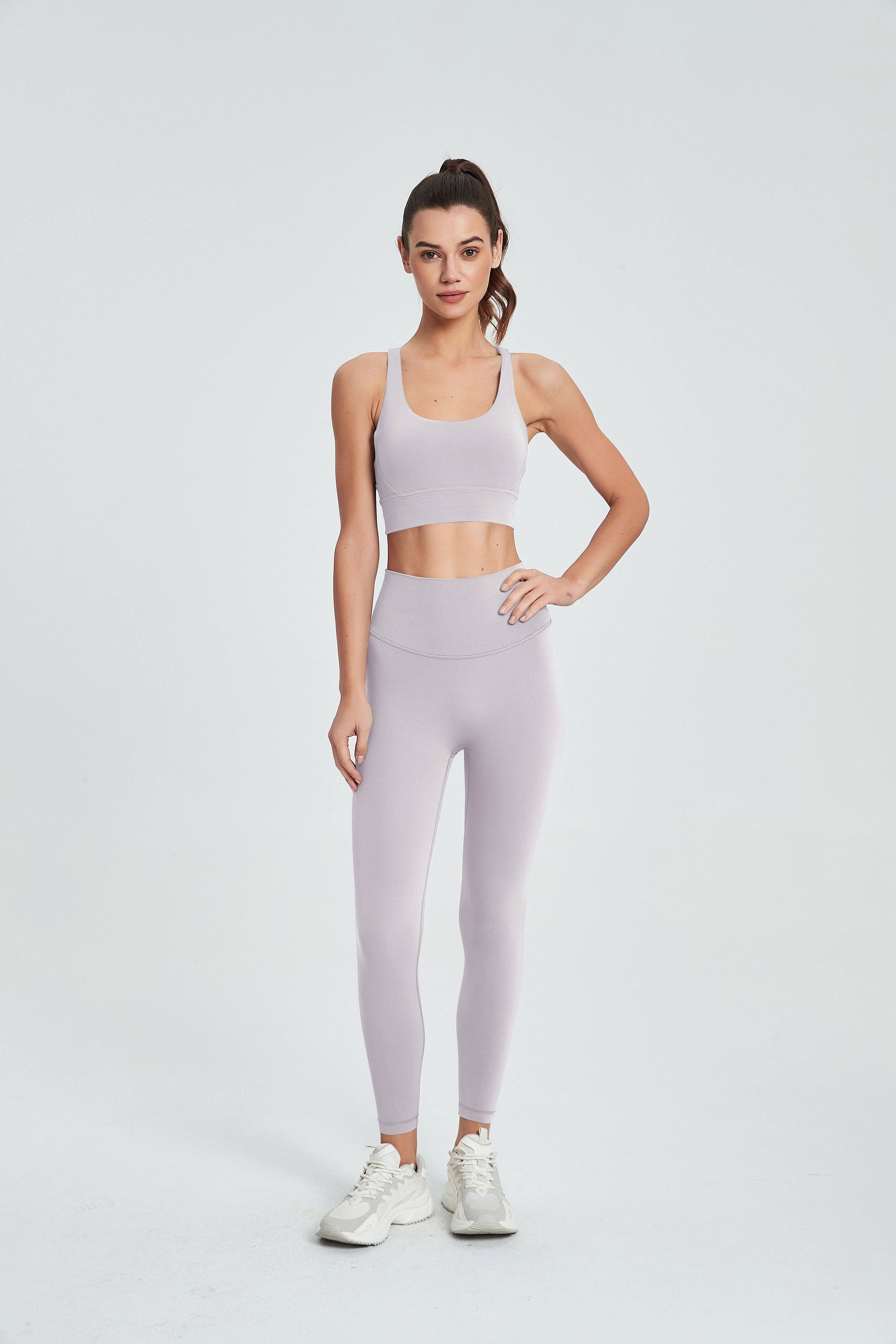 91thelabel - Wholesale Activewear Set - Women's - Isabella Strappy Back Sports Bra & Legging Activewear Set 9