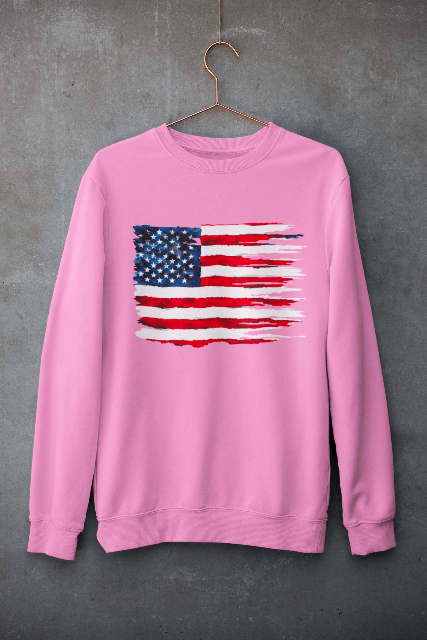 IALD - Wholesale Graphic Sweatshirt - Women's - America women's printed sweatshirt0