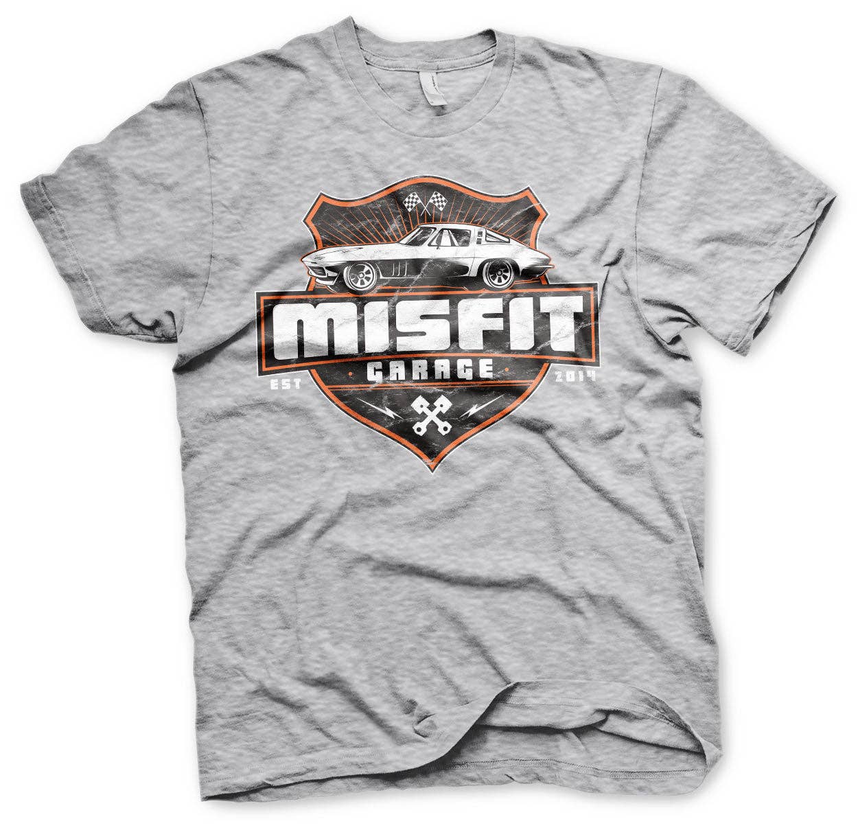 Hybris Production AB - Wholesale Screen Printed T-Shirt - Unisex - Misfit Garage Vette T-Shirt3