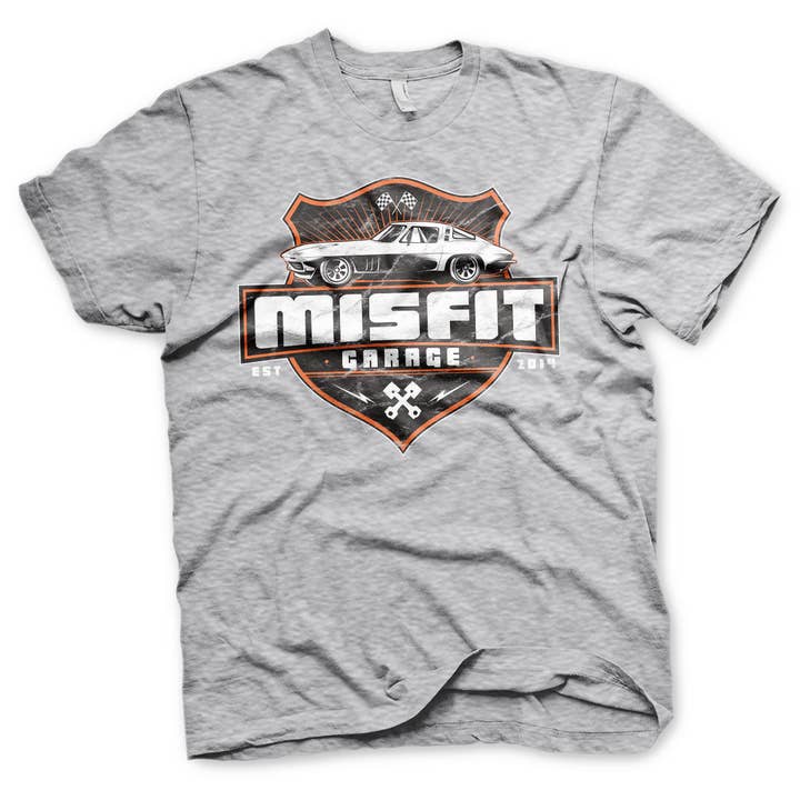 Hybris Production AB - Wholesale Screen Printed T-Shirt - Unisex - Misfit Garage Vette T-Shirt3