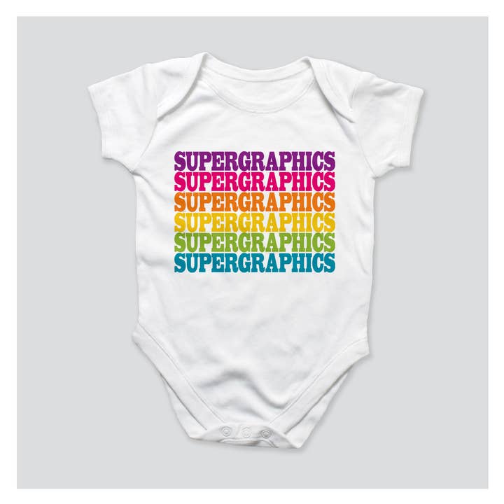 Rock Scissor Paper - Wholesale Bodysuit (non-footed) – Baby - Personalized City Baby Bodysuit - Supergraphics Repeat name