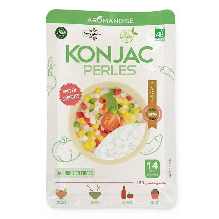Konjacparels - Gezond alternatief voor traditionele tarwepasta voor wholesale door AROMANDISE