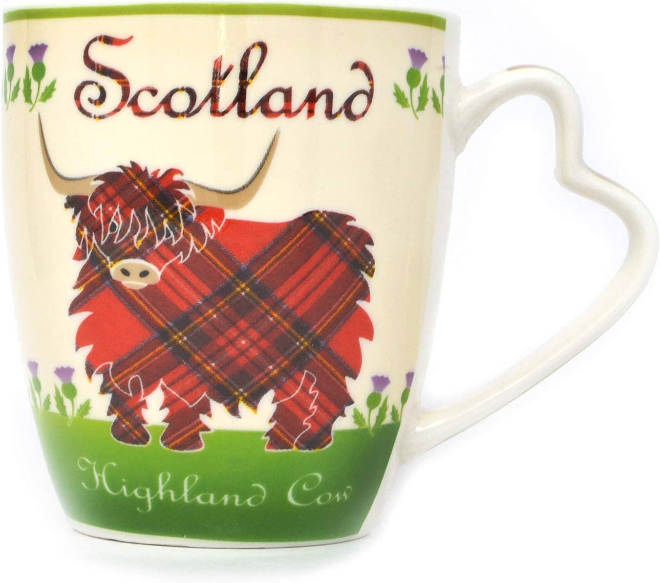 Dublin Gift Company - Vente Tasse à café - Tasse en céramique avec vache Highland2