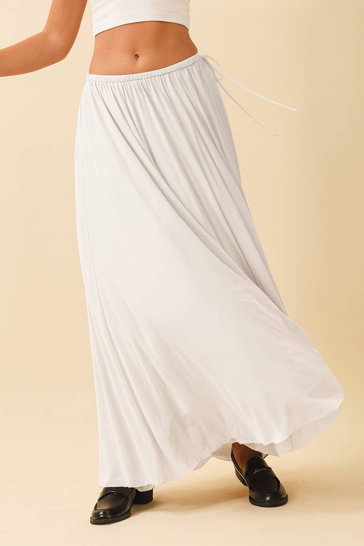 AEMI + CO - Wholesale Skirt - Women's - 7185GK Flowy Mesh Maxi Skirt11