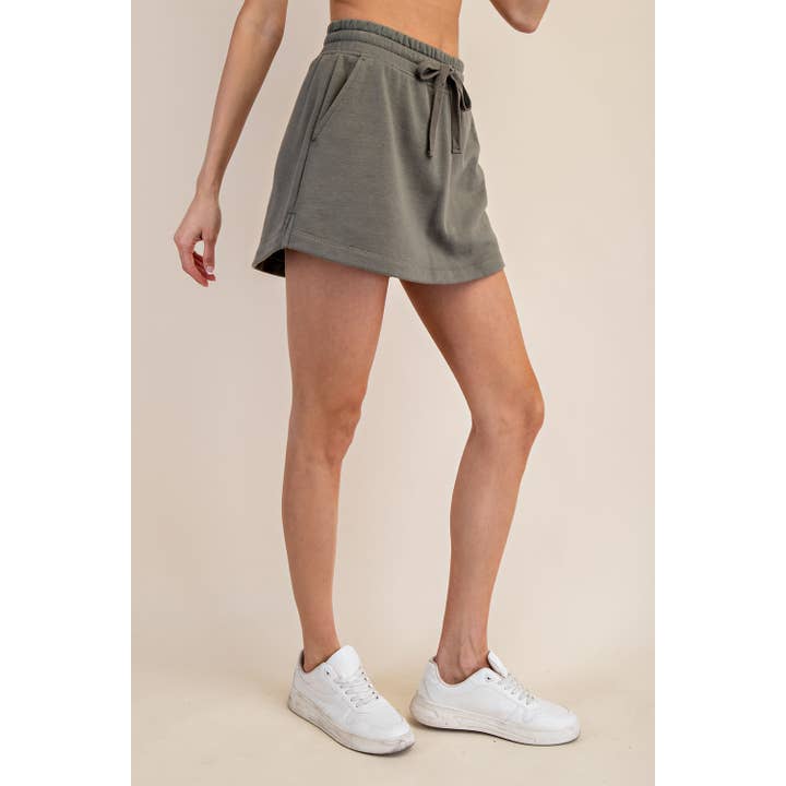 Rae Mode - Wholesale Broekrok - Dames - FRENCH TERRY KORTE ROK65