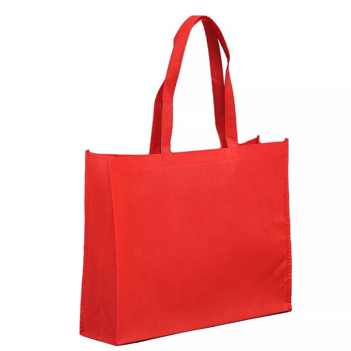 Red Eco-Friendly Shopping Bags/Tote Bags Pack of 100 Bags for wholesale on Faire