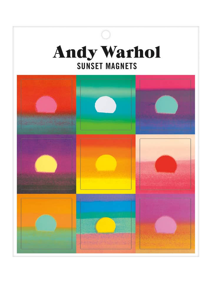 Andy Warhol Sunset Magnets for wholesale by Chronicle Books