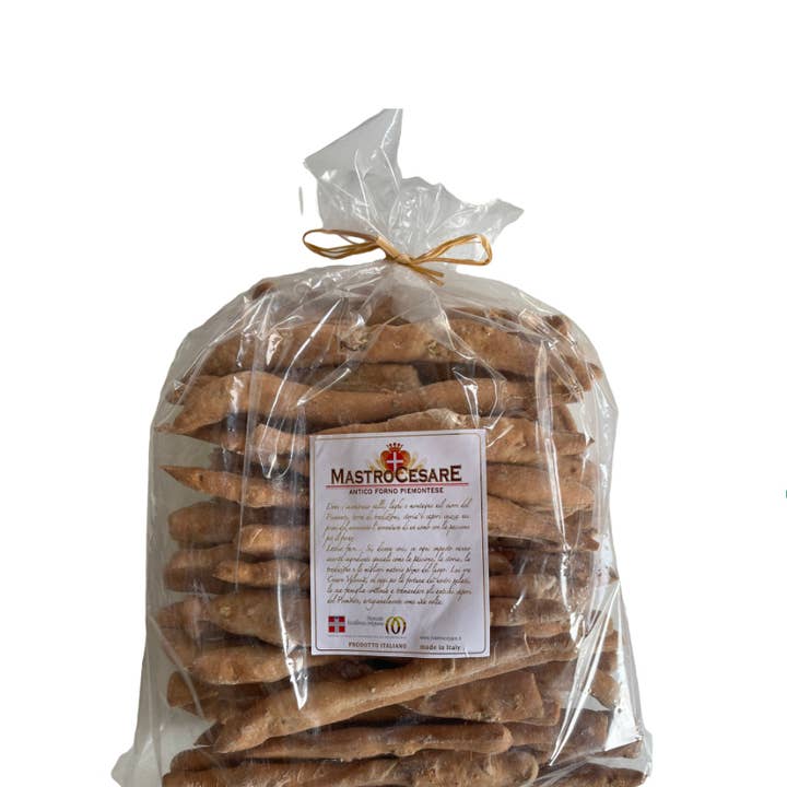 Handsträckta valnötbrödpinnar för restaurangförpackning för wholesale av La Deliziosa Pasticceria di Mastro Cesare srl