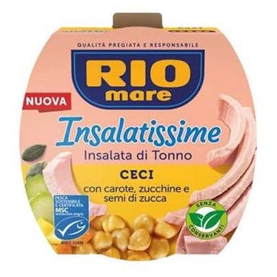 Rio Mare Insalatissime Ceci e tonno Kikkererwten en tonijn 160g voor wholesale door Made in eatalia