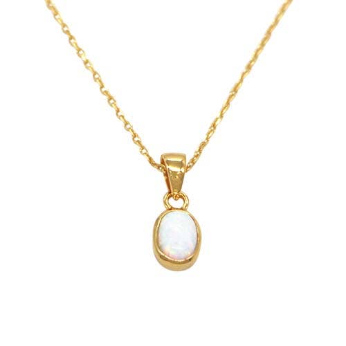 Oval NL Gold/White for wholesale by Fabienne