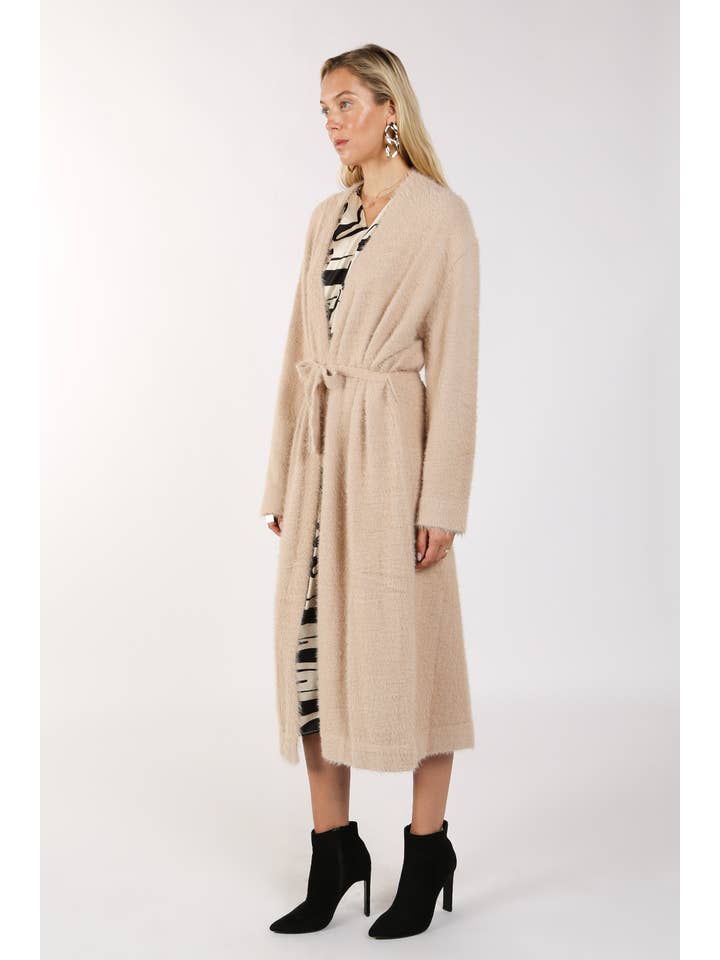 Beulah Style - Wholesale Robe - Women's - Fuzzy Alpaca Maxi Robe
MC41475