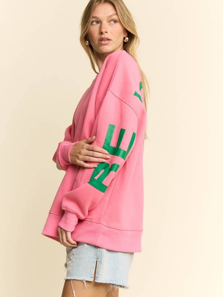 Cotton Muse – Engroshandel Grafisk Sweatshirt - Dame – Trykt oversized sweatshirt12