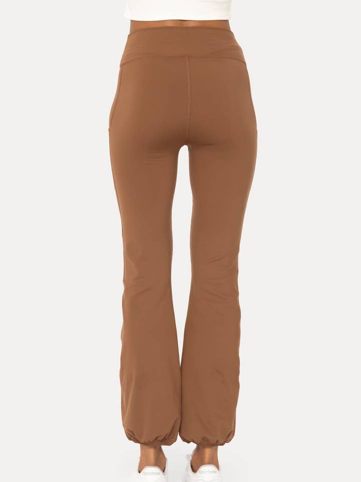 Mono B – Großhandel Sport-/Lounge-Leggings – Damen – Leggings Venice mit Bubble-Saum2