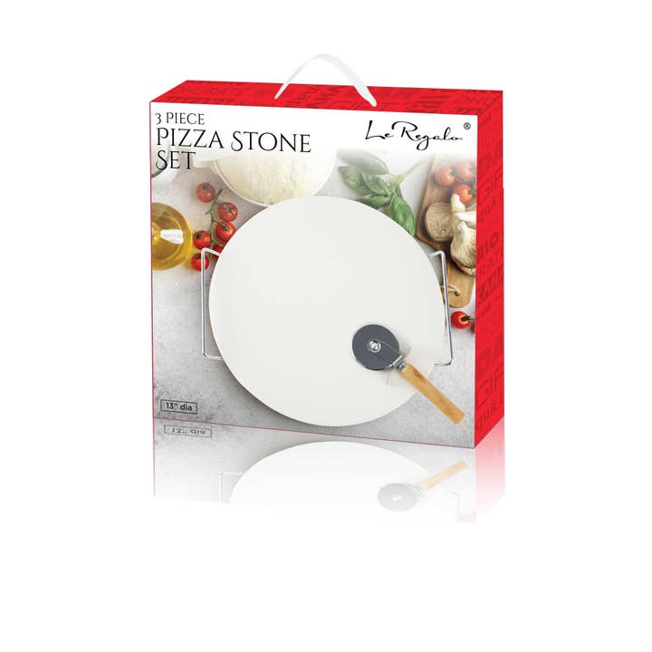 Style Asia - Wholesale Pizza Board - Le Regalo 3 Piece Pizza Stone Set