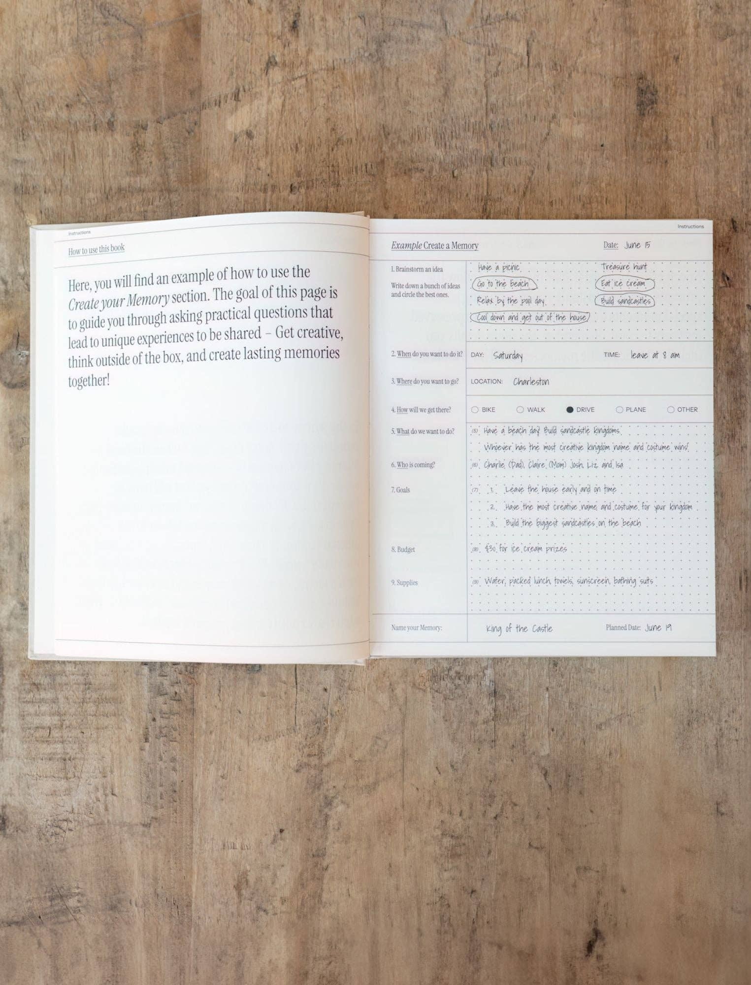 Jenessa Wait - Venta al por mayor Diario/agenda - Libro de recuerdos familiares: 50 recuerdos creados juntos2