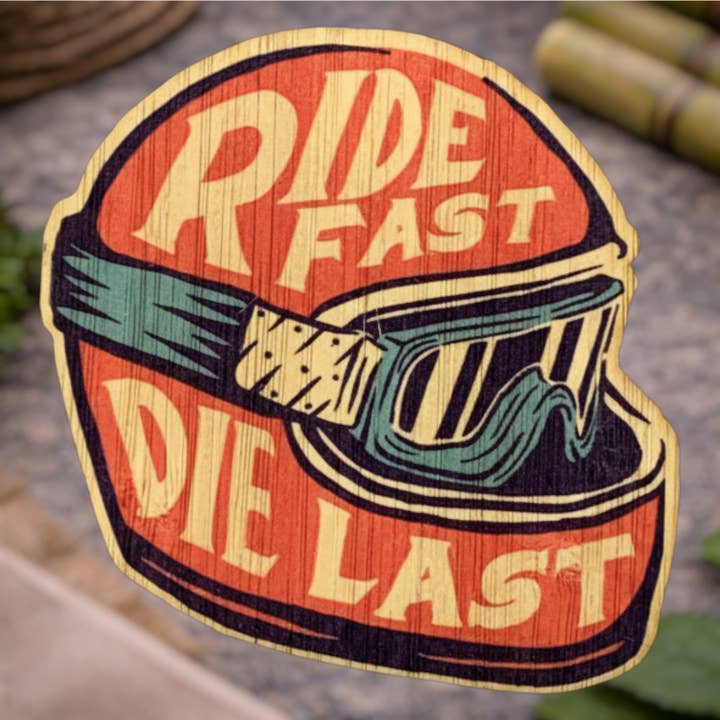 Rida snabbt, Die Last för wholesale av Bamboo Wood Stickers