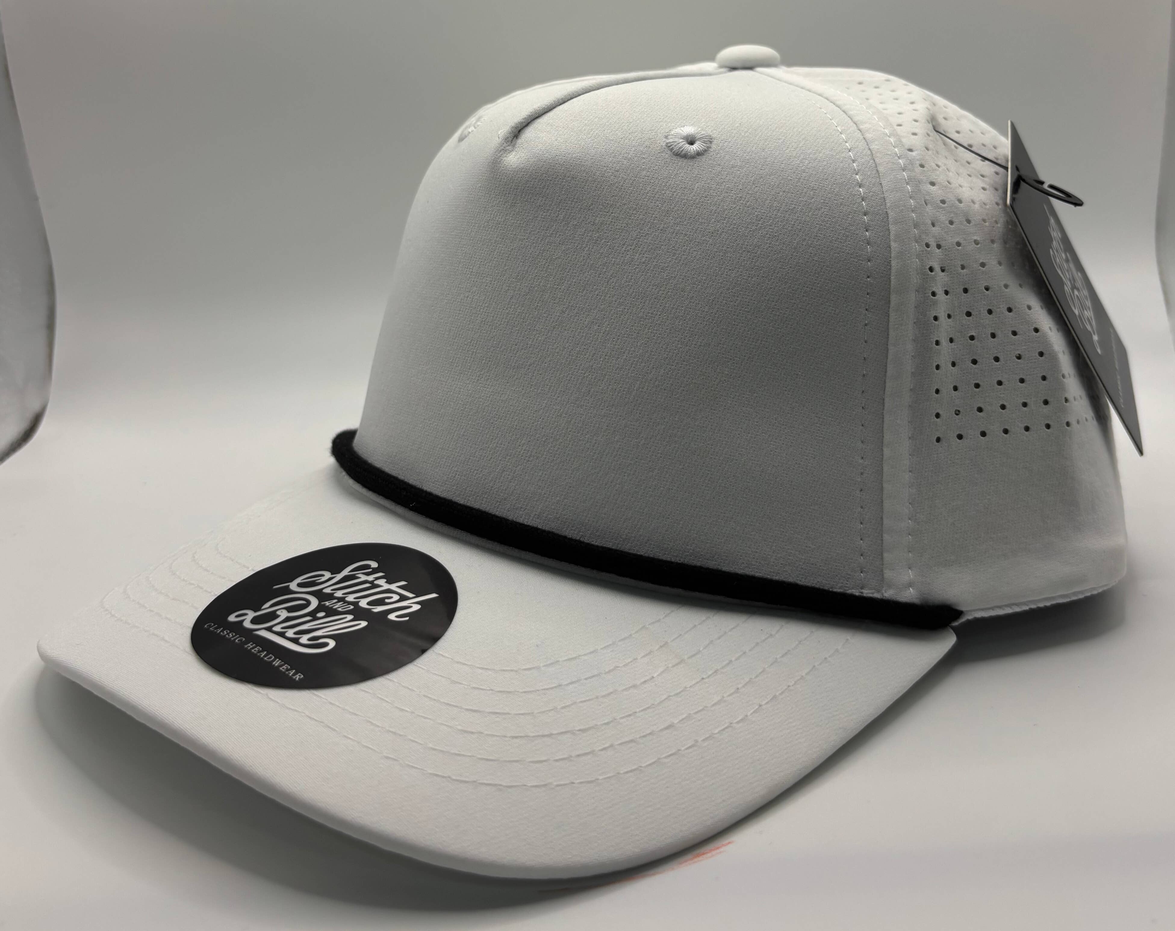 Stitch & Bill Hats - Wholesale Baseball Cap - Unisex - Performance 5 Panel Rope Baseball Cap Air Flow Men Women 6