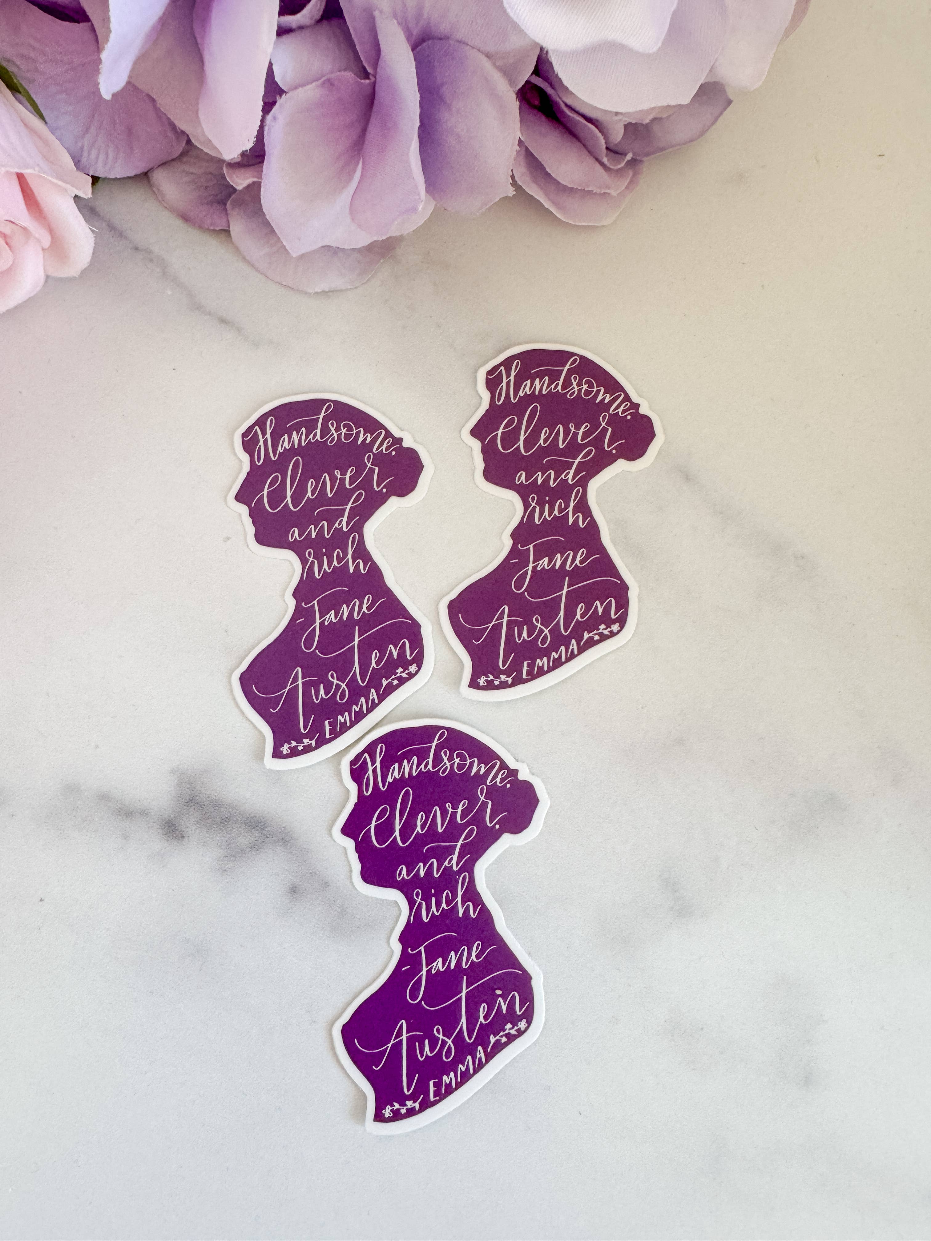 Wildflower Paper Company - Wholesale Sticker - Jane Austen Emma Quote Literary Sticker Decal 2