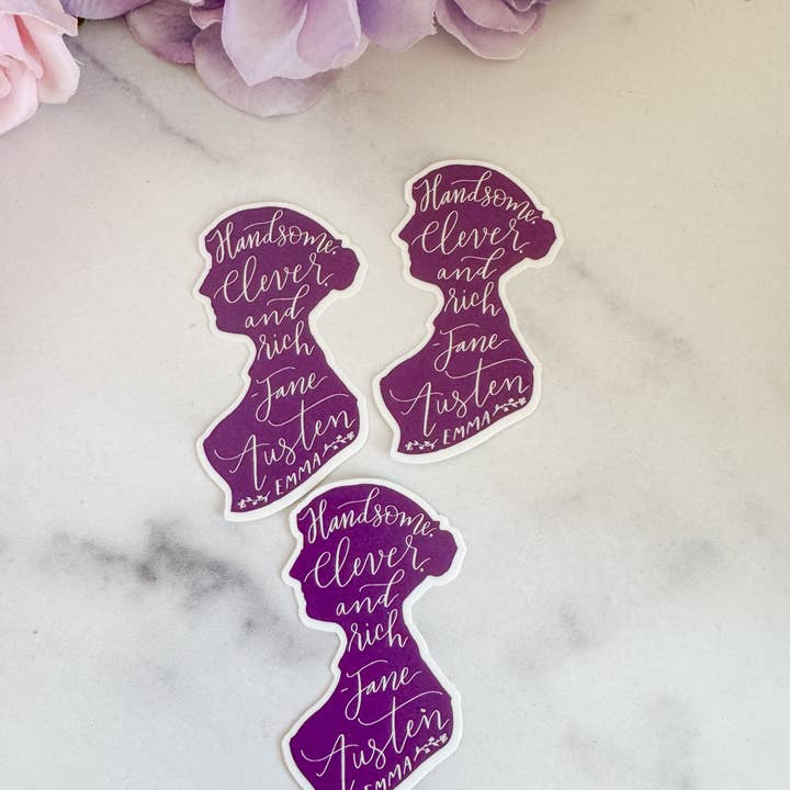 Wildflower Paper Company - Wholesale Sticker - Jane Austen Emma Quote Literary Sticker Decal 2