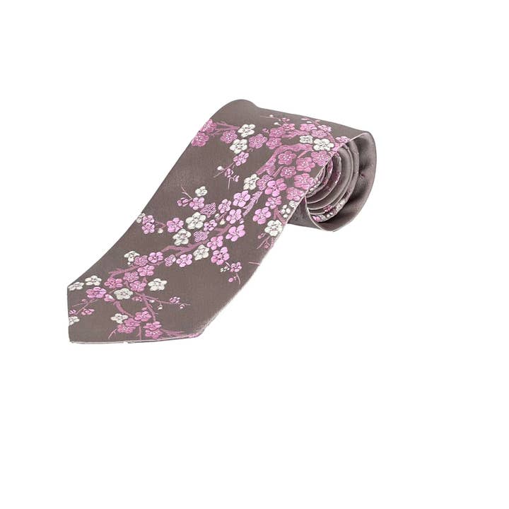 Cathayana – wholesale Necktie – Men’s – Cherry Blossom Brocade Men's Necktie