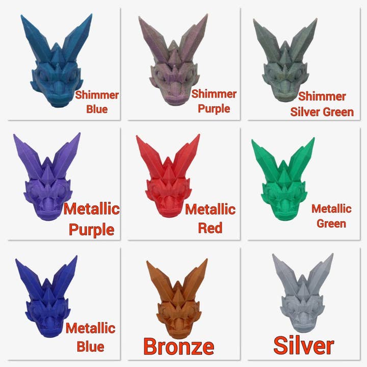 Acworth Alchemist - Wholesale Keychain - Unisex - Spiky Dragon Keychain - 3D Printed Articulated Dragon