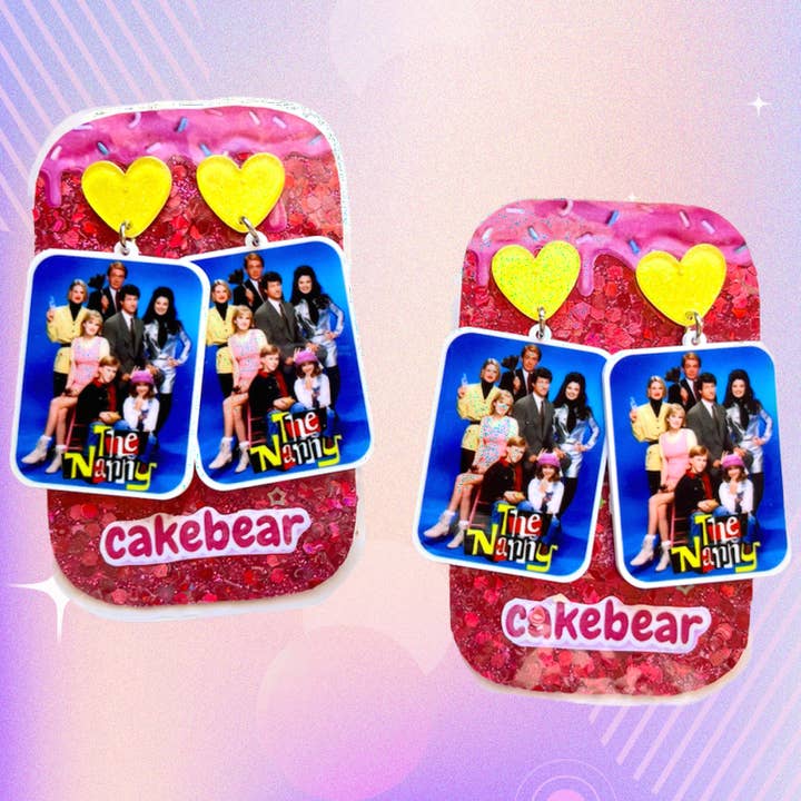 Fran Fine 90s TV Show Sitcom Earrings for wholesale by Cakebear