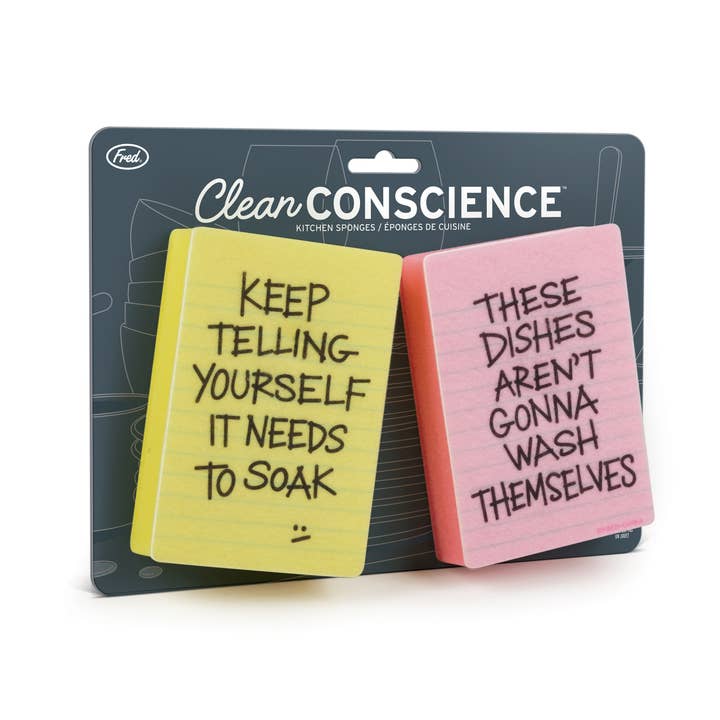 Schwämme - REINES GEWISSEN - Passiv-aggressive Notizen für den Großhandel von Fred