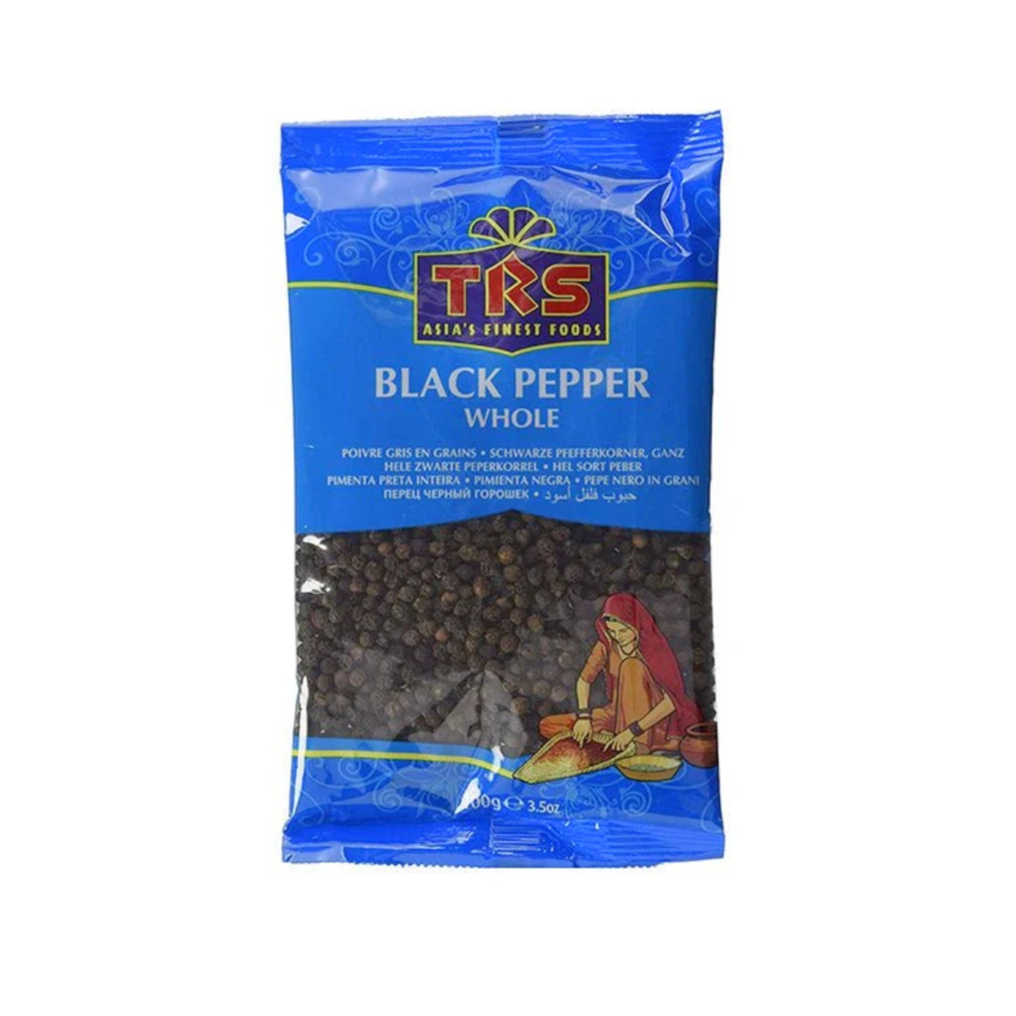 utoppa GmbH - Wholesale Pepper/Peppercorns - TRS Black Pepper (Whole) 100 g