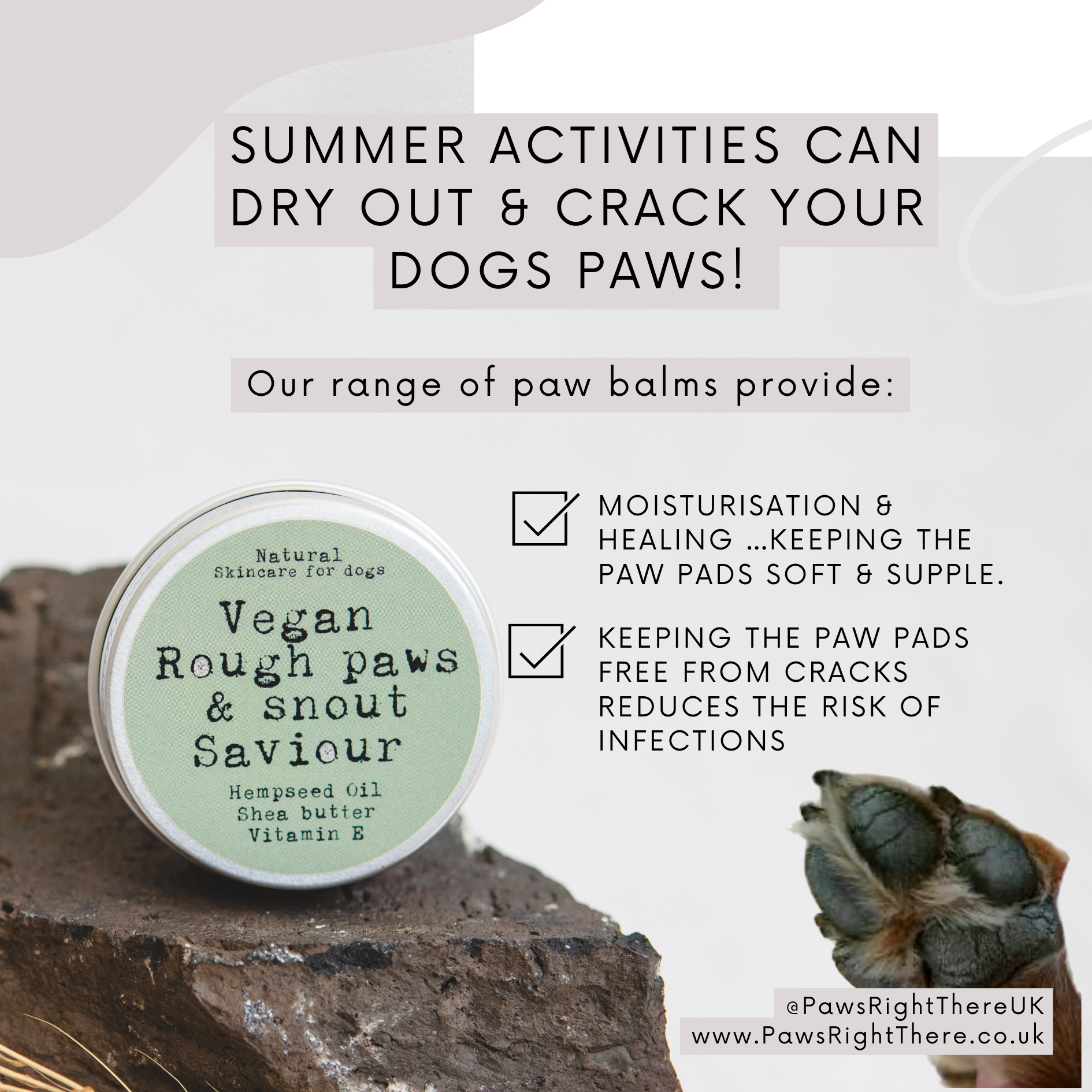Paws Right There - Luxury Pet Care and Gifting – wholesale Pet balm – Dog – Paw & Nose Balm  | VEGAN | 100% NATURAL | PLASTIC FREE | ECO1