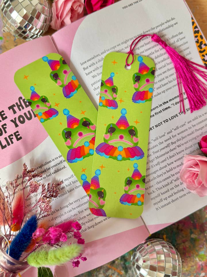 Clown Frog Bookmark for wholesale by Crafted in chaos