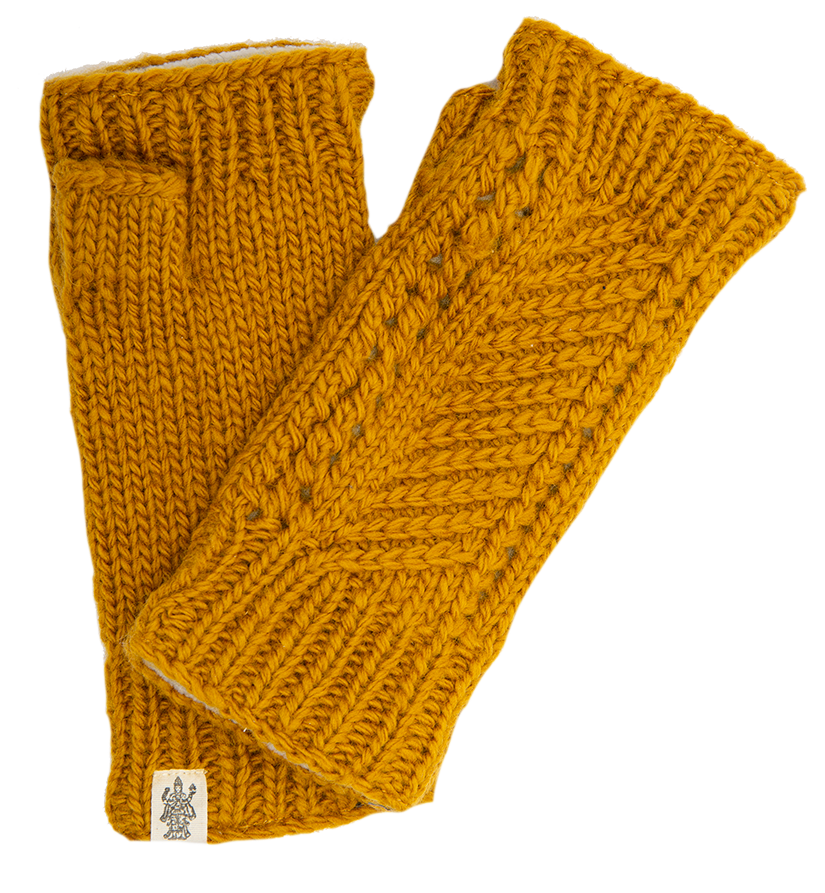 Nirvanna Designs, Inc. – wholesale Hand warmer – Diagonal Knit Fingerless Gloves1