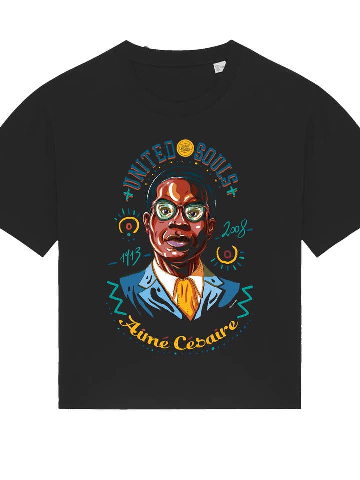 Aimé Césaire I Le T-shirt oversize Femme pour la vente par UNITED SOULS