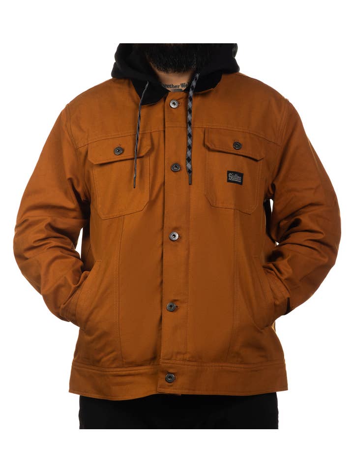 Survivalist - Duck Canvas Hooded Jacket - Dark Gold for wholesale on Faire2