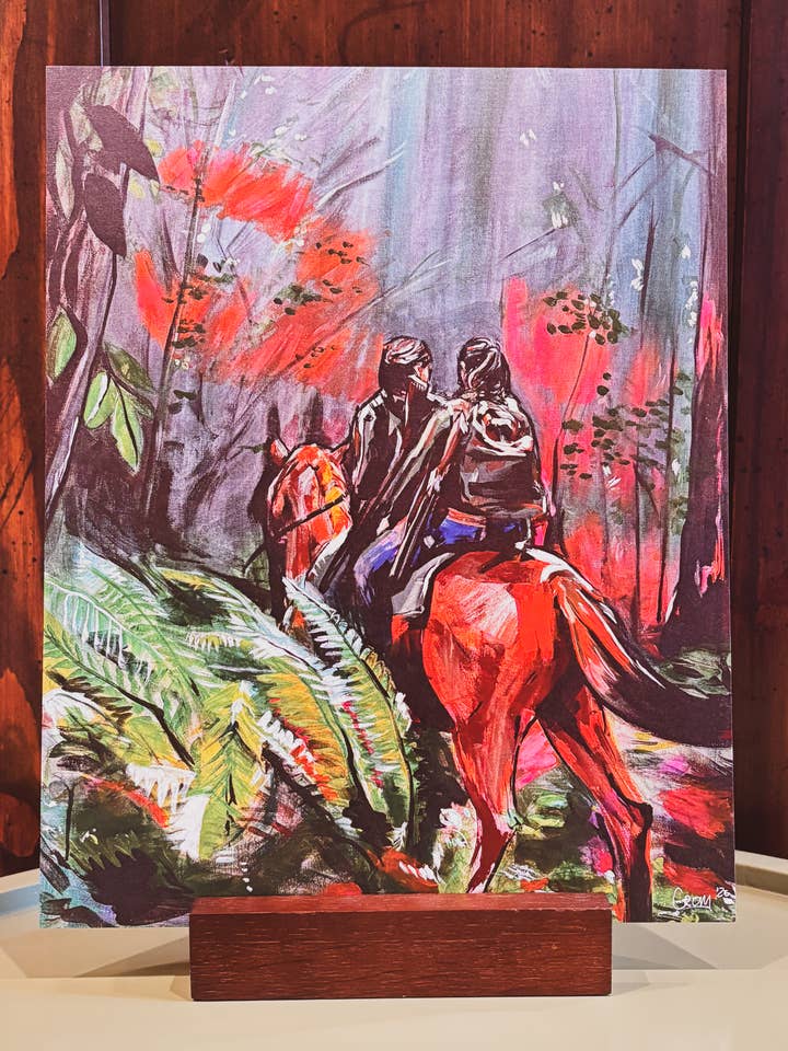 Ellie & Dina // Tirage 8x10 pour la vente par Cromulent Creative