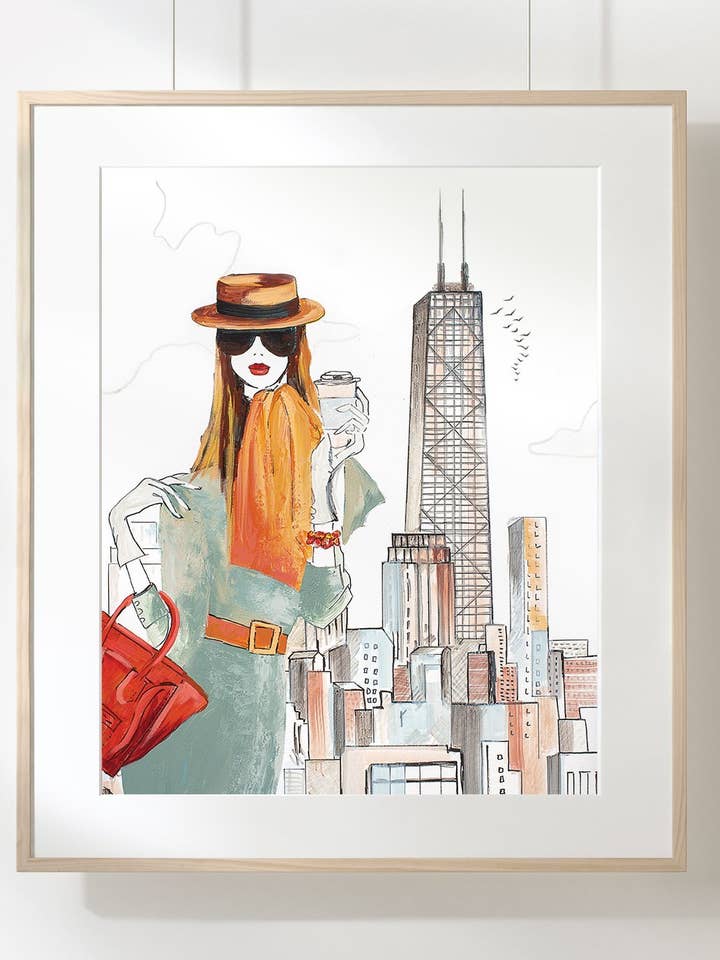 Sirgar Na Cidade por atacado de Emerald Art Gallery