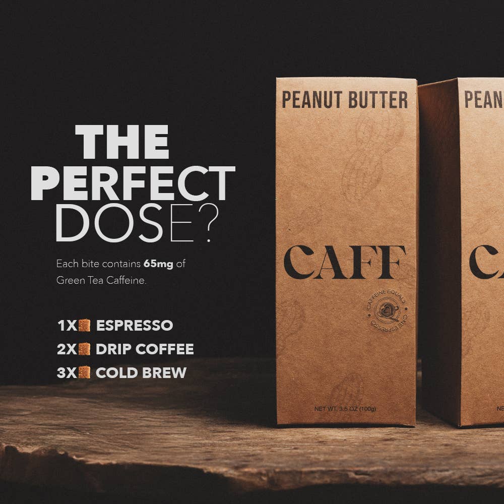 CAFF Energy - Wholesale Snack Bar - CAFF Energy Bite - Peanut Butter (20 Bites)5