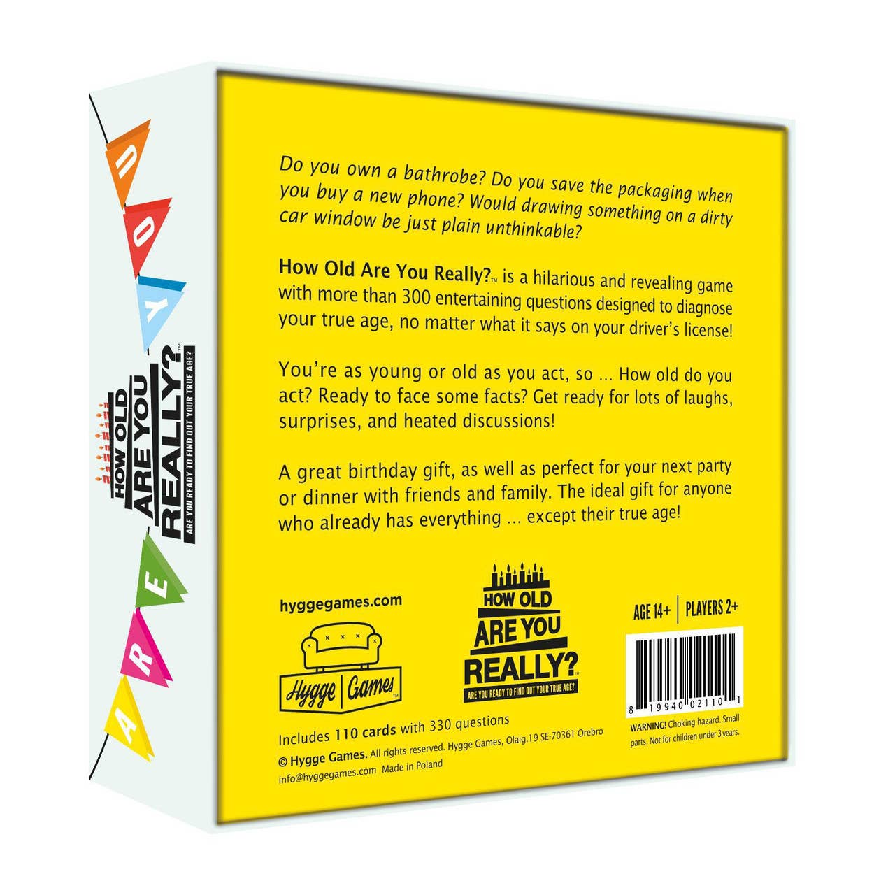 Hygge Games - Vente Jeux de cartes - Jeu de cartes - Quel âge avez-vous vraiment ?1